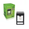 Asalite napelemes kültéri lámpa IP44 2W 3000K (200 lumen) fekete+szenzor