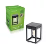 Asalite napelemes kültéri lámpa IP44 2W 3000K (200 lumen) fekete+szenzor