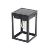Asalite napelemes kültéri lámpa IP44 2W 3000K (200 lumen) fekete+szenzor
