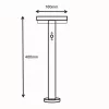 Asalite napelemes kerti lámpa IP65 5W 3000K (400 lumen) + szenzor
