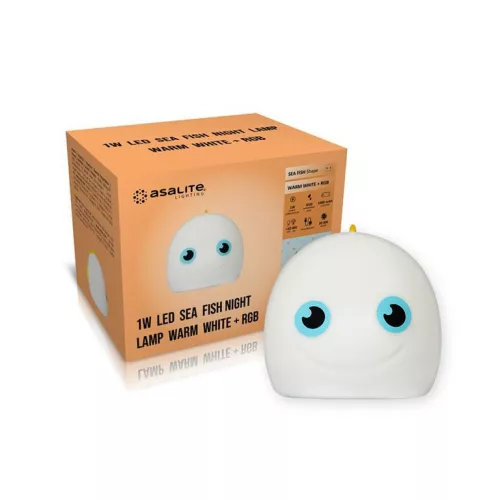 Asalite LED éjjeli lámpa halacska 1W