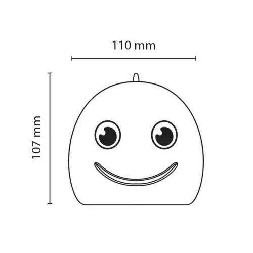 Asalite LED éjjeli lámpa halacska 1W
