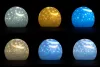 Asalite LED éjjeli lámpa csillagos gömb 1W