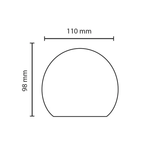 Asalite LED éjjeli lámpa csillagos gömb 1W