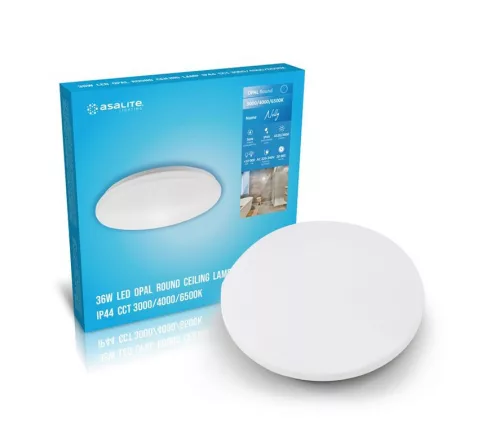 Asalite LED mennyezeti lámpa Nelly IP44 36W (3800 lumen) kerek CCT