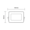 Asalite LED reflektor slim 10W 4500K (900 lumen)