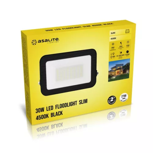 Asalite LED reflektor slim 30W 4500K (2700 lumen)