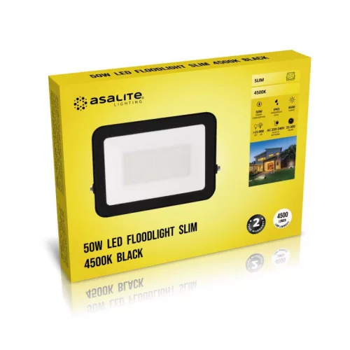 Asalite LED reflektor slim 50W 4500K (4500 lumen)