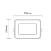 Asalite LED reflektor slim 150W 4500K (13500 lumen)