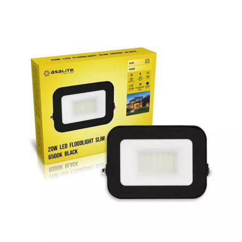 Asalite LED reflektor slim 20W 6500K (1800 lumen)