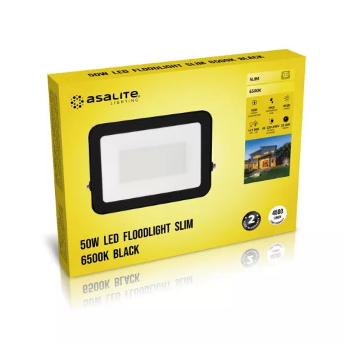 Asalite LED reflektor slim 50W 6500K (4500 lumen)