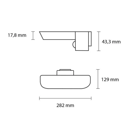 Asalite LED napelemes kültéri lámpa IP54 6W CCT (600 lumen) ovális + szenzor