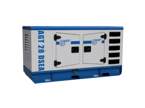 AGT dízel áramfejlesztő, automatikus panellel 27,5kW 28 DSEA, ATS42/12 AVR