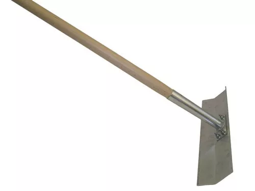 Betontrowel alumínium betonterítő, fa nyél