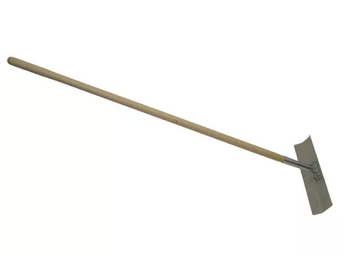 Betontrowel alumínium betonterítő, fa nyél