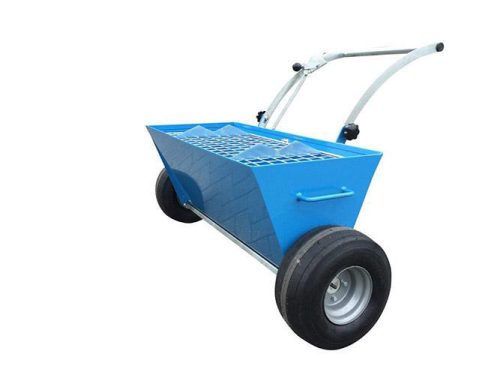 Betontrowel szárazanyag szórókocsi kétkerekű BT2WMS