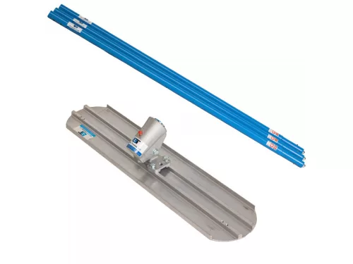 Betontrowel kézi betonlehúzólap szett, magnéziumos 90cm