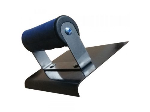 Betontrowel glettelő élekhez kék acél, 152x76mm