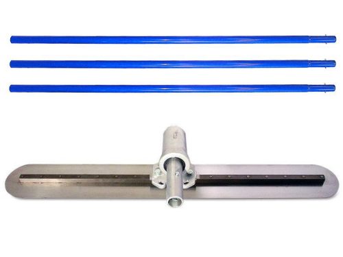 Betontrowel kézi betonlehúzólap szett, acél 150cm