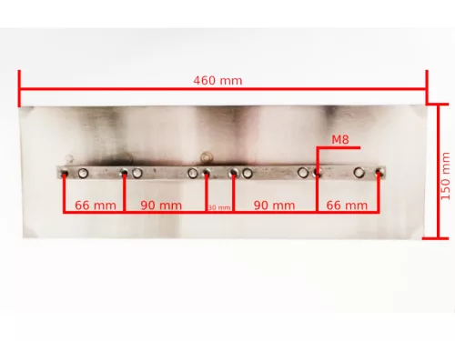 Betontrowel glettelő lapátkészlet 1200 mm