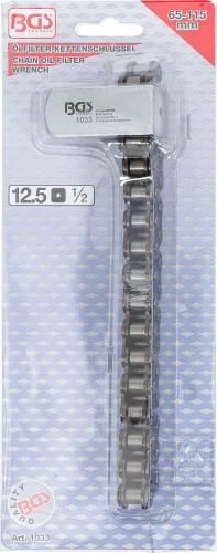 BGS láncos olajszűrő-leszedő Ø 65 - 115 mm