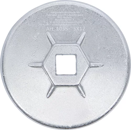 BGS olajszűrőkulcs tizenkétszögletű Ø 75 mm