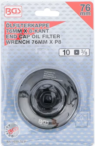 BGS olajszűrőkulcs 8 élű Ø 76 mm Fiat, Lancia