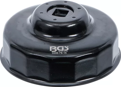 BGS olajszűrőkulcs 15 élű Ø 78 mm Ford, Nissan, Toyota