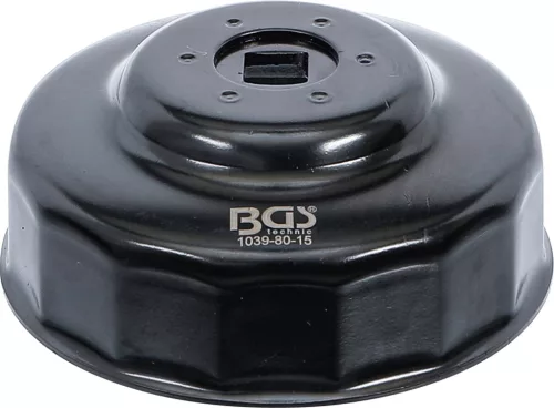 BGS olajszűrőkulcs 15 élű Ø 80 mm Honda, Mazda, Nissan, Opel