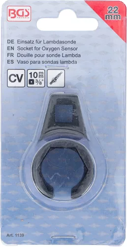 BGS lambda-szonda kulcs 10 mm (3/8") 22 mm