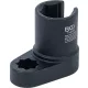 BGS lambdaszonda kulcs szögben kivitelezett 12,5 mm(1/2") kettős 4 szögletű 22x11 mm
