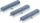 BGS tartalék szorítópofák honolószerszámhoz BGS 1156 50 mm-es pofák K 220 3 darabos