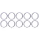 BGS tömítőgyűrű-készlet BGS 126 Ø 13 / 16,5 mm 10 darabos