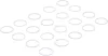 BGS tömítőgyűrű-készlet BGS 126 Ø 20 / 23,5 mm 20 darabos