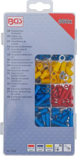 BGS kábelsaru készlet 360 darabos