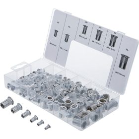 BGS szegecsanya készlet alumínium 150 darabos