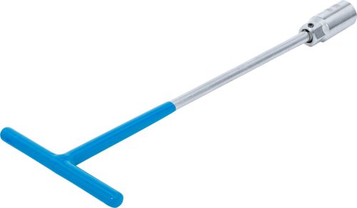 BGS gyújtógyertyakulcs T-fogantyúval, gömbcsukló 20,8 mm