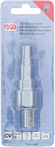 BGS lépcsős kulcs 12,5mm (1/2") 5 fokozatú