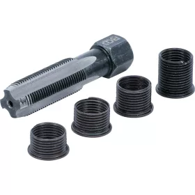 BGS javítókészlet izzítógyertya-csavarmenethez M14 x 1,25 mm 5 darabos