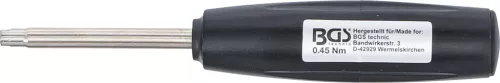 BGS nyomaték csavarhúzó szelepbetétekhez 0,45 Nm