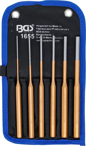 BGS sasszegkiütő készlet 200 mm 3 - 10 mm 6 darabos