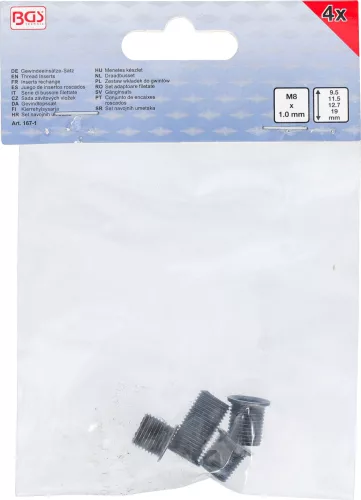 BGS menetes készlet M8 x 1,0 mm a BGS 167-hez 4 darabos