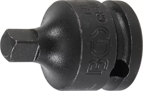 BGS levegős dugókulcs adapter 10 mm (3/8") - 6,3 mm (1/4")