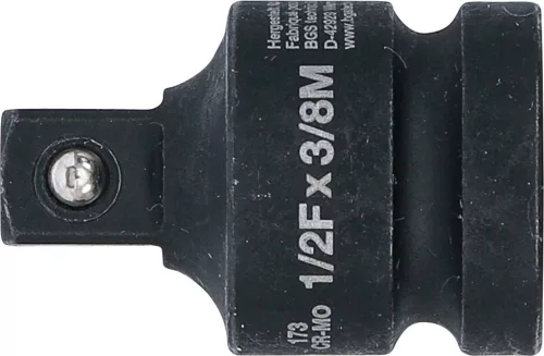 BGS levegős dugókulcs adapter 12,5 mm (1/2") - 10 mm (3/8")