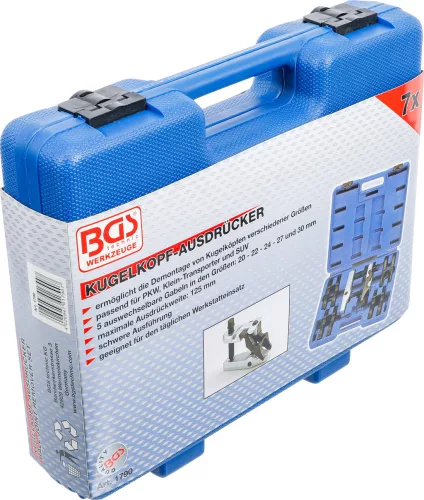 BGS gömbfejkészlet 7 darabos