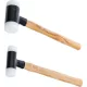 BGS műanyag kalapács készlet Hickory nyéllel visszaütésmentes Ø 30 / 45 mm 300 / 550 g 2 darabos