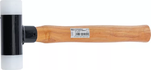 BGS műanyag kalapács Hickory nyéllel visszaütésmentes Ø 30 mm 300 g
