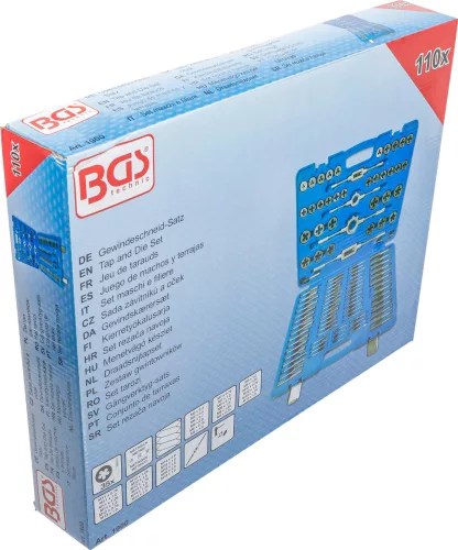 BGS menetvágó készlet M2 - M18 110 darabos