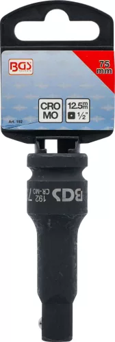 BGS hosszabbító légkulcshoz 12,5 mm (1/2") 75 mm