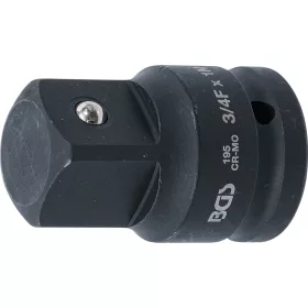 BGS levegős dugókulcs adapter 20 mm (3/4") - 25 mm (1")